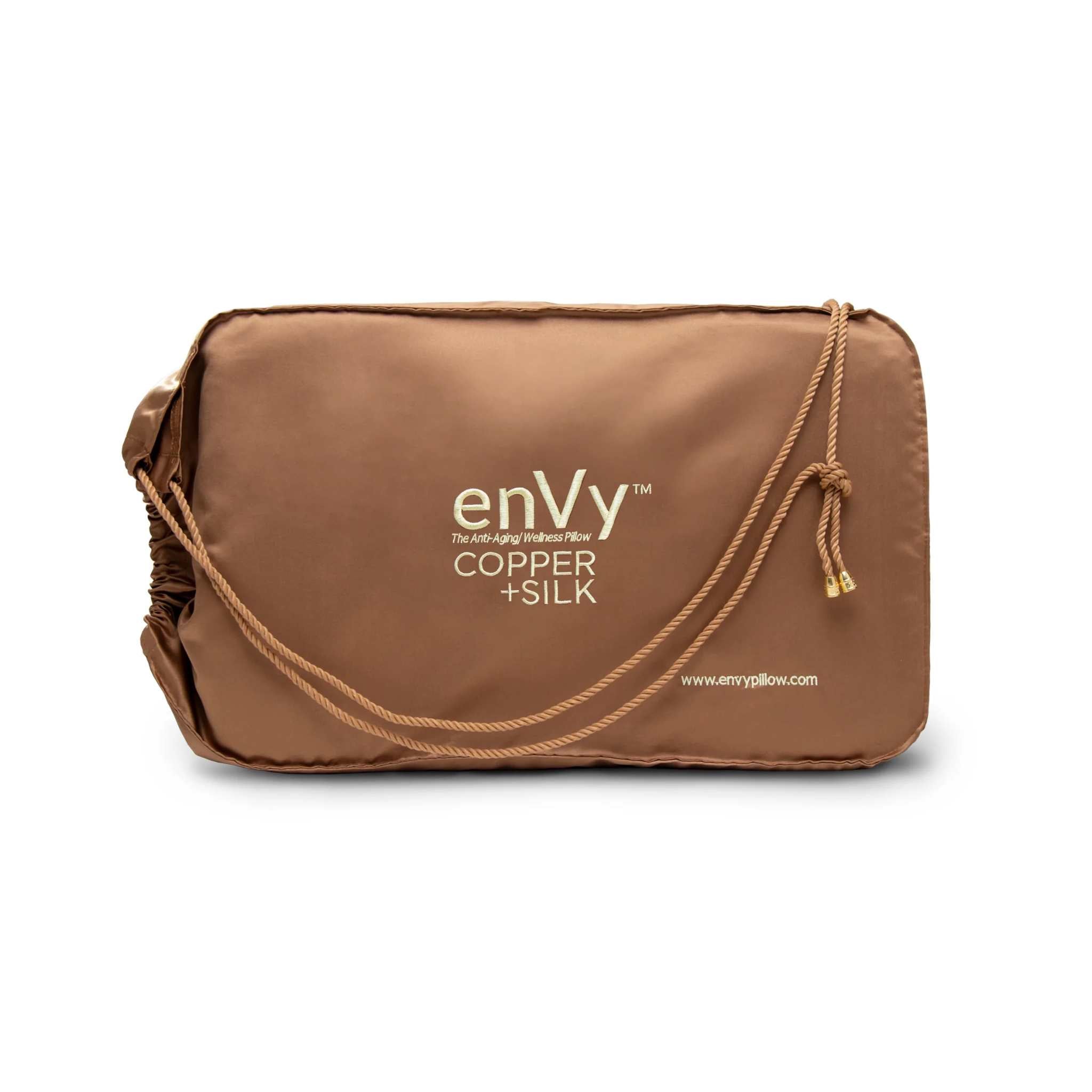 enVy Pillow SILK COPPER Infused Natural Latex Anti Aging Pillow Viola Laser Online Skincare Store