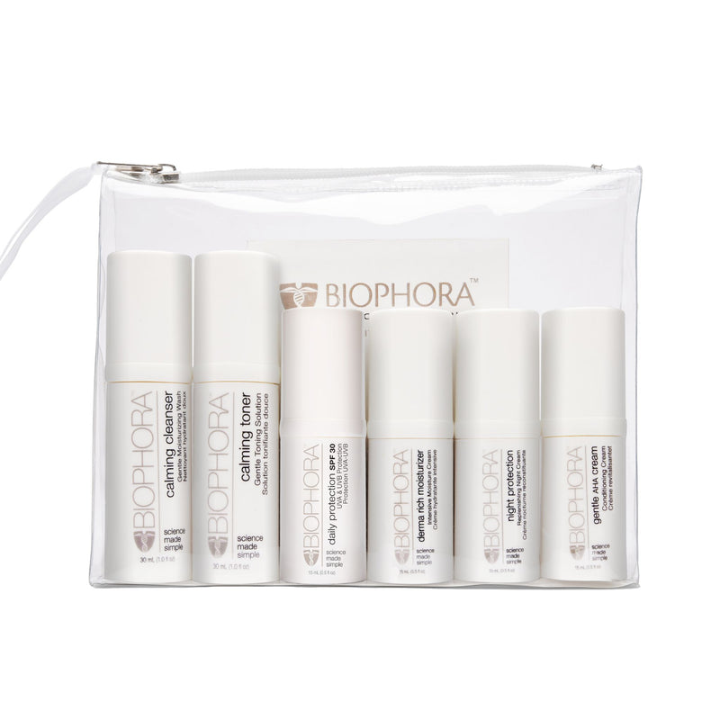 Biophora Sensitive and Dry Skin Kit [Travel Size - 5 Products]