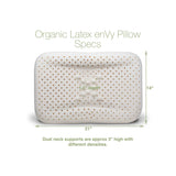 enVy Pillow The Ultimate GREEN Latex Anti-Aging Copper infused Pillow