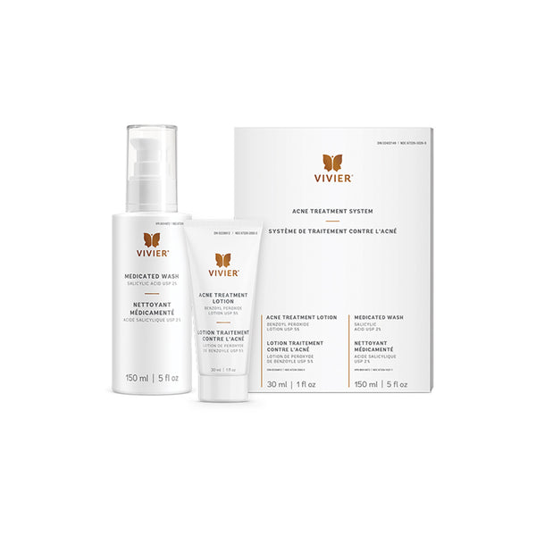 Vivier Acne Treatment System - with Salicylic Acid and Benzoyl Peroxide